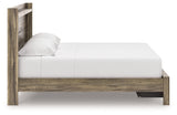 Elbrim Brown King Panel Storage Bed - Ornate Home