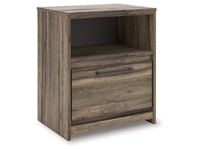 Elbrim Brown One Drawer Night Stand (Online Special Price) - Ornate Home