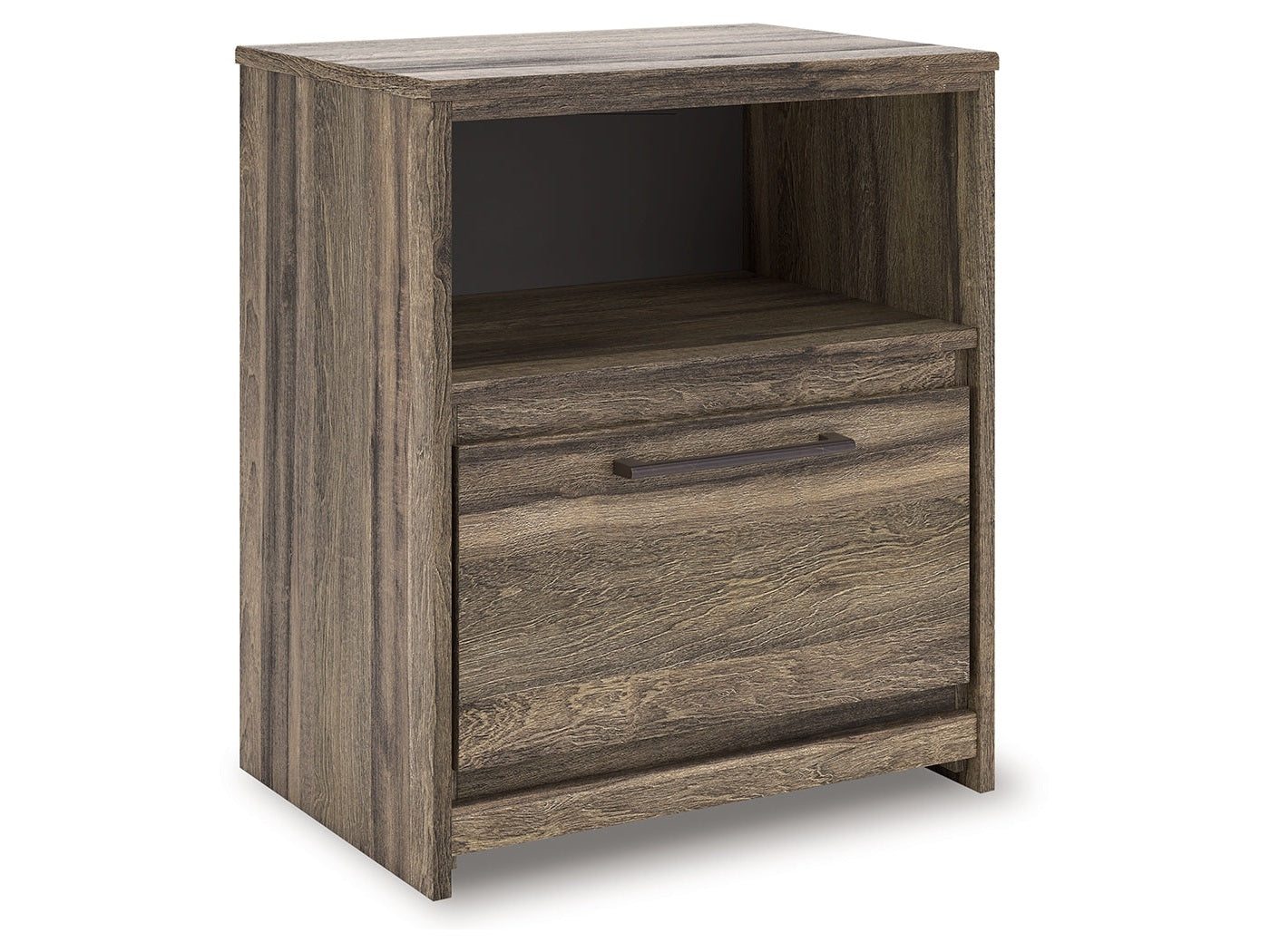 Elbrim Brown One Drawer Night Stand - Ornate Home