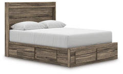 Elbrim Brown Queen Panel 6 Storage Bed, Dresser and Mirror - Ornate Home