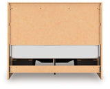 Elbrim Brown Queen Panel 6 Storage Bed, Dresser and Mirror - Ornate Home
