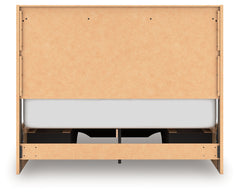 Elbrim Brown Queen Panel 6 Storage Bed, Dresser and Mirror - Ornate Home