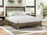 Elbrim Brown Queen Panel Bed, Dresser and Mirror - Ornate Home