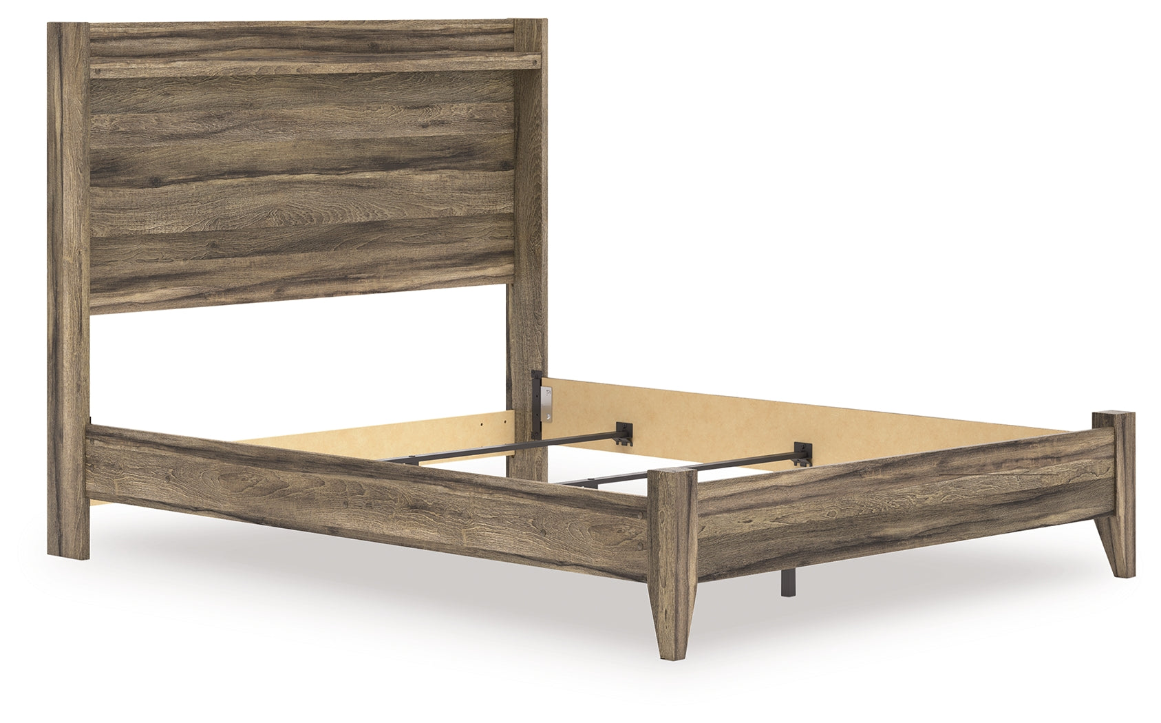 Elbrim Brown Queen Panel Bed - Ornate Home