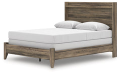 Elbrim Brown Queen Panel Bed - Ornate Home