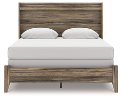 Elbrim Brown Queen Panel Bed - Ornate Home