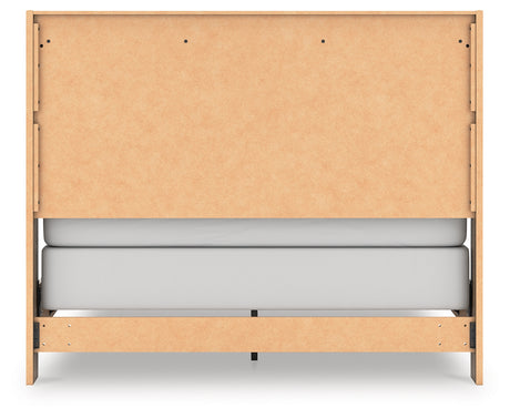 Elbrim Brown Queen Panel Bed - Ornate Home