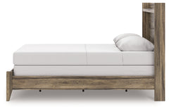 Elbrim Brown Queen Panel Bed - Ornate Home