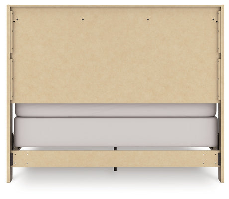 Elbrim Brown Queen Panel Bedroom Set with Dresser, Mirror and Nightstand - Ornate Home