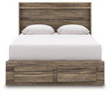 Elbrim Brown Queen Panel Storage Bedroom Set with Dresser and Nightstand (Online Special Price) - Ornate Home