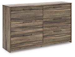 Elbrim Brown Queen Panel Storage Bedroom Set with Dresser and Nightstand - Ornate Home