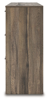 Elbrim Brown Six Drawer Dresser - Ornate Home