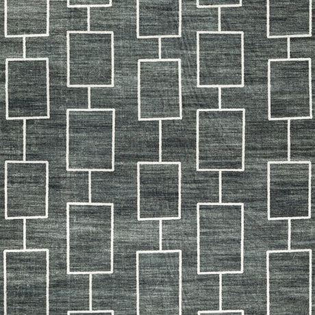 Elderland Black/Gray Washable Medium Rug - Ornate Home