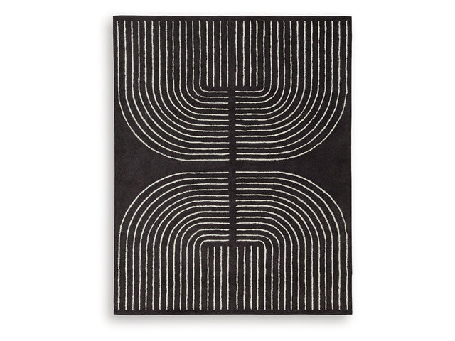 Eldonmore Black/Ivory Large Rug (Online Special Price) - Ornate Home