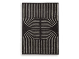 Eldonmore Black/Ivory Medium Rug (Online Special Price) - Ornate Home