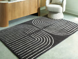 Eldonmore Black/Ivory Medium Rug (Online Special Price) - Ornate Home