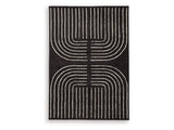Eldonmore Black/Ivory Medium Rug - Ornate Home