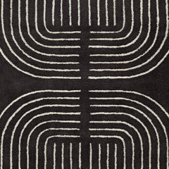 Eldonmore Black/Ivory Medium Rug - Ornate Home