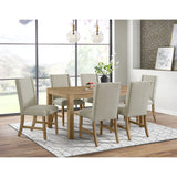 Eleanor 2.0 Brown 7-Piece Standard Height Dining Set