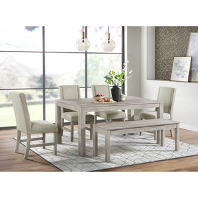 Eleanor 2.0 White 6-Piece Standard Height Dining Set