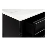 Eleanor Black 5 Drawer Chest - Ornate Home