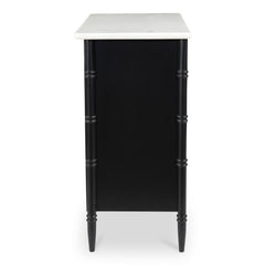 Eleanor Black 5 Drawer Chest - Ornate Home