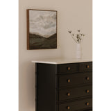 Eleanor Black 5 Drawer Chest - Ornate Home