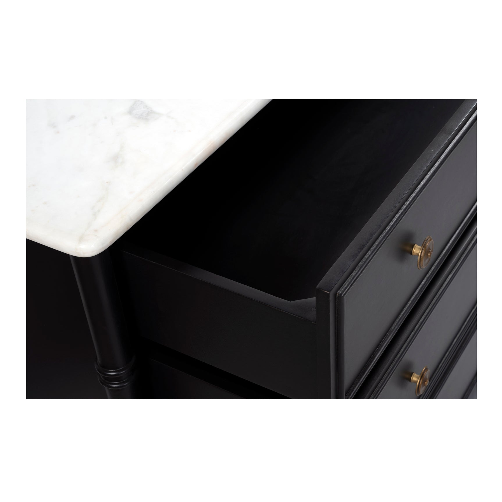 Eleanor Black 6 Drawer Dresser - Ornate Home