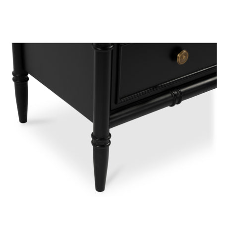 Eleanor Black 6 Drawer Dresser - Ornate Home