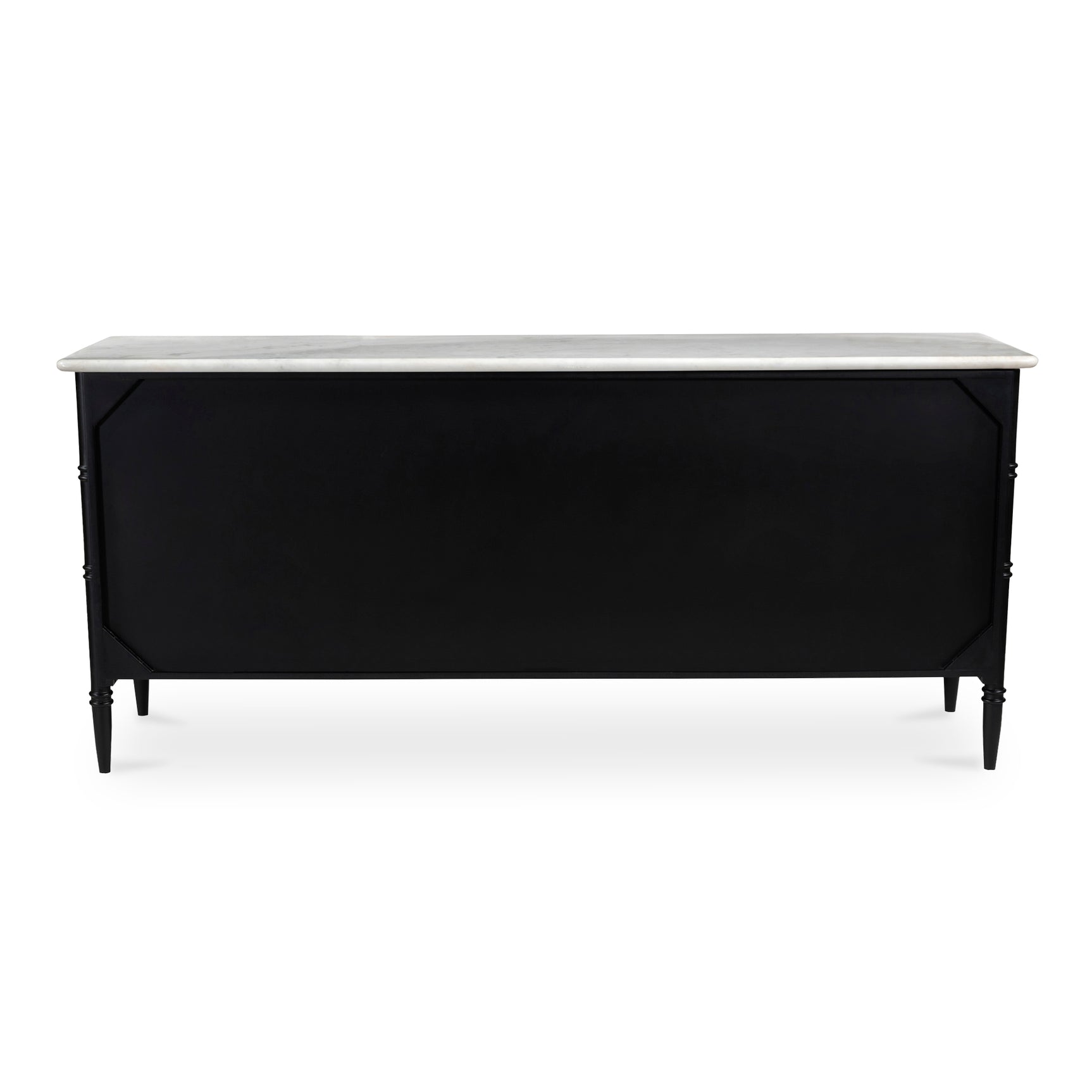 Eleanor Black 6 Drawer Dresser - Ornate Home