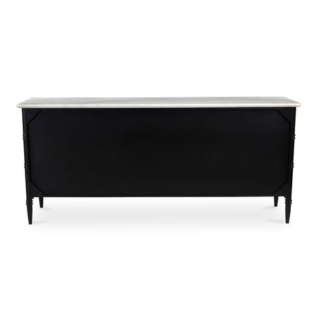 Eleanor Black 6 Drawer Dresser - Ornate Home