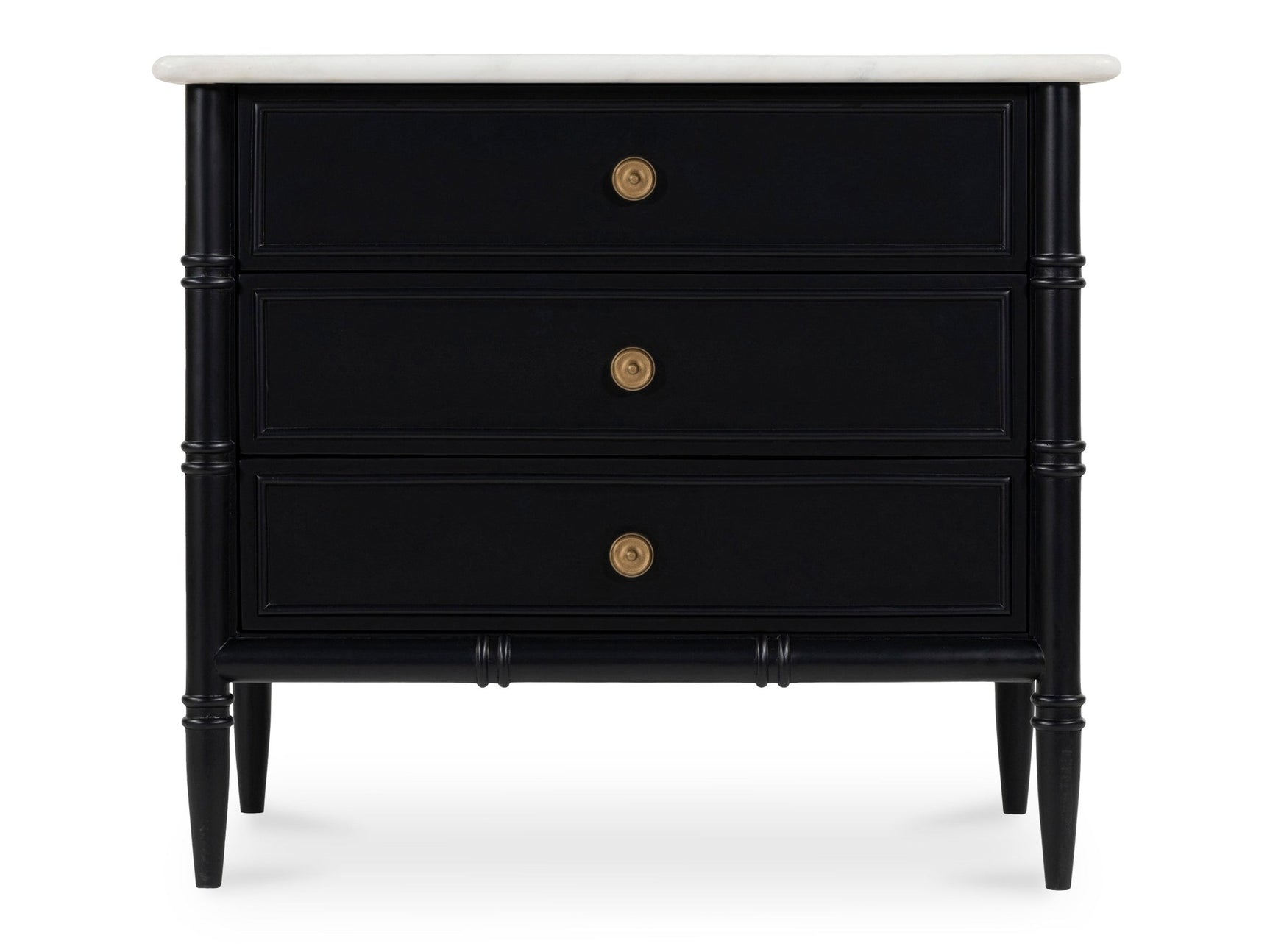 Eleanor Black Nightstand - Ornate Home
