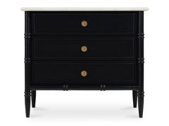 Eleanor Black Nightstand - Ornate Home