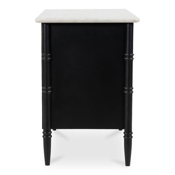 Eleanor Black Nightstand - Ornate Home