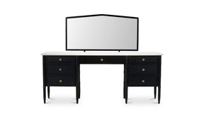Eleanor Black Vanity Desk - Ornate Home