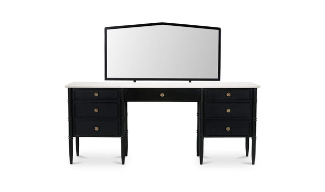 Eleanor Black Vanity Desk - Ornate Home