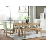 Eleanor Brown Dining Side Chair with Heirloom Fabric (Set of 2) - Ornate Home