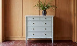 Eleanor Light Blue 5 Drawer Chest - Ornate Home