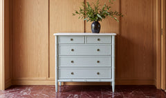 Eleanor Light Blue 5 Drawer Chest - Ornate Home