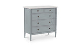 Eleanor Light Blue 5 Drawer Chest - Ornate Home