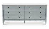 Eleanor Light Blue 6 Drawer Dresser - Ornate Home
