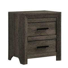 Eleanor Mocha Grey 5-Piece King Panel Bedroom Set - Ornate Home