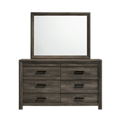 Eleanor Mocha Grey Dresser & Mirror Set - Ornate Home