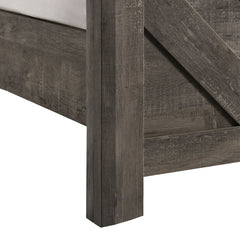 Eleanor Mocha Grey Twin Bed - Ornate Home