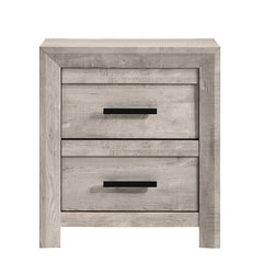 Eleanor White 2-Drawer Nightstand - Ornate Home