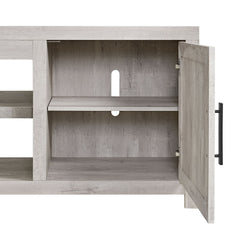 Eleanor White 3-Piece Entertainment Center with 71" TV Console - Ornate Home