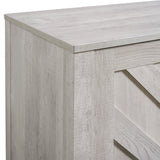 Eleanor White 3-Piece Entertainment Center with 82" TV Console - Ornate Home