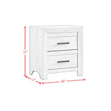 Eleanor White 3-Piece Twin Panel Bedroom Set - Ornate Home