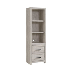Eleanor White 4-Piece Entertainment Center with 82" TV Console - Ornate Home