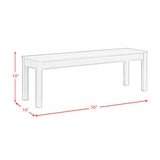 Eleanor White 6-Piece Standard Height Dining Set